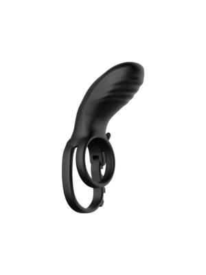 Adjustable Double cockring with remote Control
