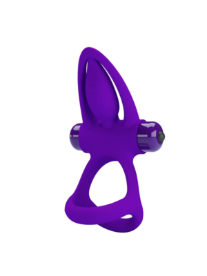Pretty Love Vibration Cockring Purple