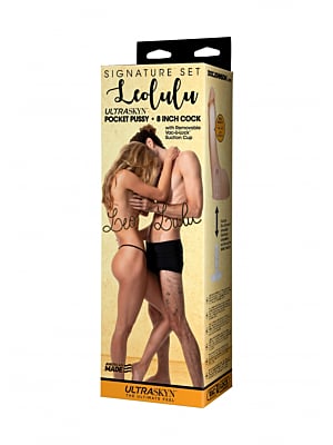 Signature Set - LeoLulu Leo UltraSkyn Pocket Pussy & Lulu Ultraskyn Cock Vanilla