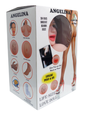 Doll- ANGELINA 3D - Vibrating - 2 love holes