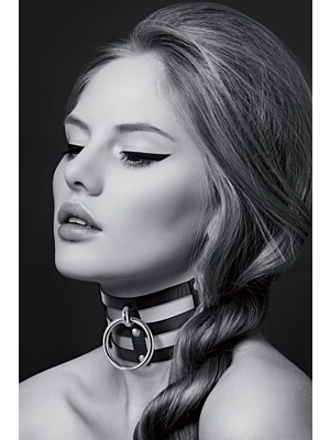 Wide Black Fetish Necklace