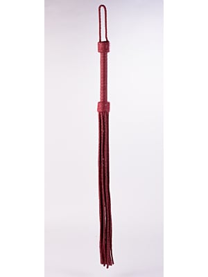 Kid Handle Kid Leather Braided Tails Pink