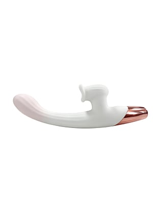 Dual Action Heating Vibe – Thrusting & Suction Rabbit Vibrator