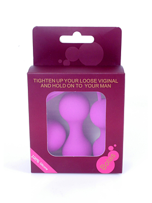 Kulki-Silicone Kegal Balls Set - Pink