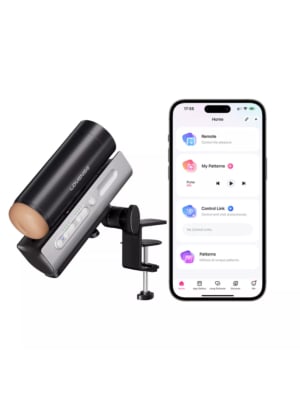 Lovense - Solace Pro Automatic Thrusting Masturbator Black