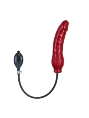 Inflatable Dildo L Rubber Red 23 x 4cm