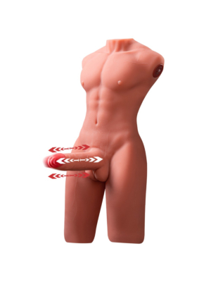 Jason Body Ass Masturbator and Dildo Thrusting Male Torso