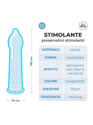 Love Match Stimulating 6 pieces condoms
