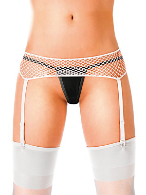 White Garter Belt Lingerie - OS