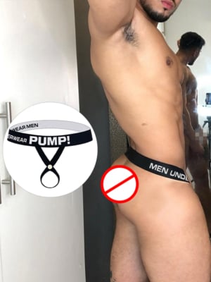 Sexy Underwear Men Jockstrap Black