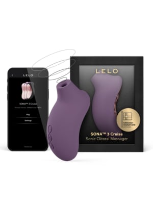 LELO - SONA 3 CRUISE SONIC CLITORAL MASSAGER PLUM