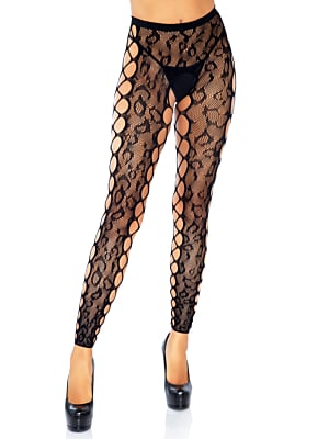 Leg Avenue Footless crotchless tights os