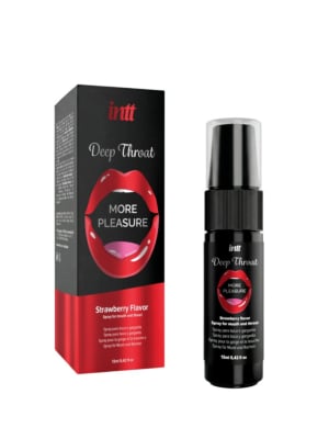 Intt DEEP THROAT SPRAY 12ML - STRAWBERRY