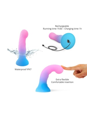 Love to Love Neon Art Candy Loop LED Dildo