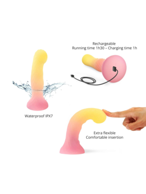 Love to Love Neon Art Sugar Bomb LED Dildo