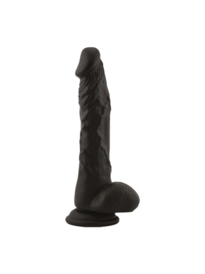 Fallo realistico 23,5cm long stocky black