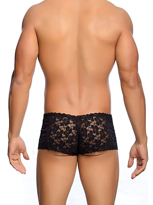 Μποξεράκι Rose Lace (Μαύρο)