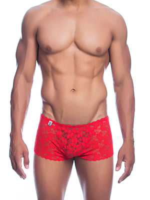 Μποξεράκι Rose Lace (Κόκκινο)