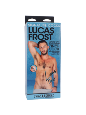 Lucas Frost - Realistic ULTRASKYN Dildo - 7" / 18 cm - Vanilla