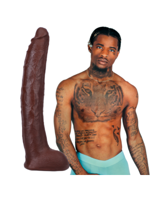 Vac U Lock Ultraskyn Hung Damion Dayski - Realistic ULTRASKYN Dildo