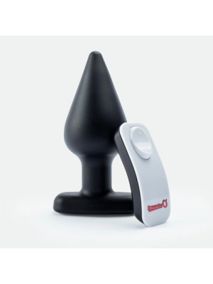 The Screaming O - Vibrating Plug XL Works Up To 40 Feet Away Black