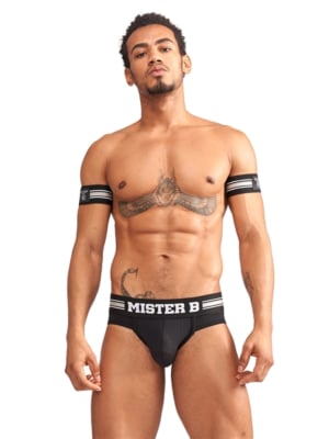 Mister B - Urban Club Grey Biceps Armbands x2