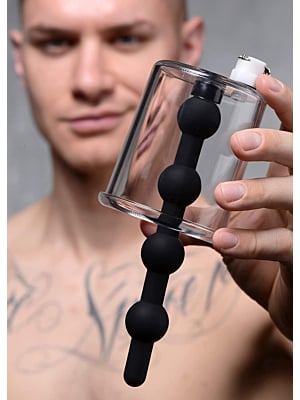 Πρωκτική αντλία με μπίλιες Anal Pump Rose Bud Silicone - Tom of Finland 