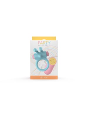 Riny Vibrating Ring W/ Blue Silicone Usb Controller