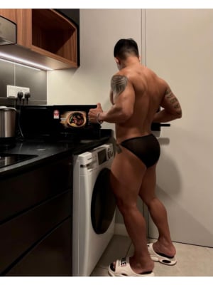 Cotton Mens Brief Black