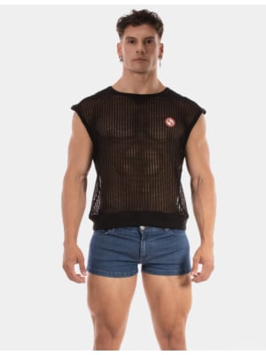 Barcode Berlin Muscle Tank Eldar Shirt Black
