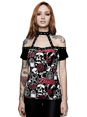 American Nightmare Choker Top - Killstar
