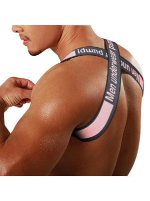 Men's Underear Harness Pink