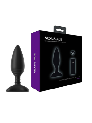 Nexus Ace S - Δονούμενη Πρωκτική Σφήνα Με Τηλεχειριστήριο 10 εκ