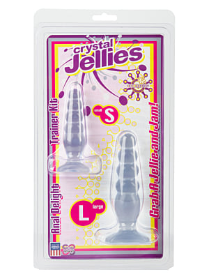 Πρωκτικό Σετ Crystal Jellies Anal Trainer Kit από την Doc Johnson