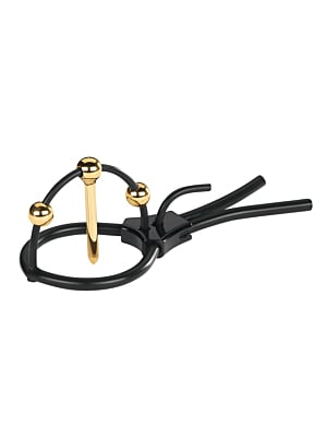 Plunging Pete Corona Strap with Urethral Sound Mystim