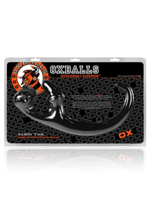Μαύρη Alien Tail Πρωκτική Σφήνα Και Δαχτυλίδι Πέους Oxballs 