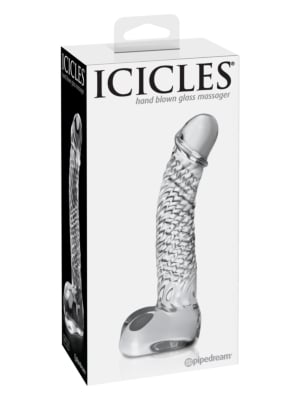 Γυάλινο Ομοίωμα Πέους - Icicles Glass Dildo No.61