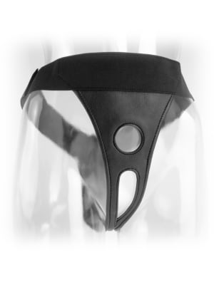 Fetish Fantasy Crotchless Harness Black OS
