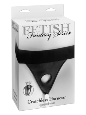Μαύρο Fetish Fantasy  Crotchless Harness Pipedream