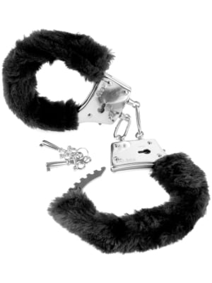 Fetish Fantasy Beginner'S Furry Cuffs Black 