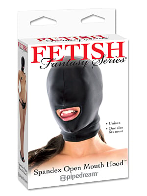 Spandex Κουκούλα Με Άνοιγμα Στόματος Fetish Fantasy 
