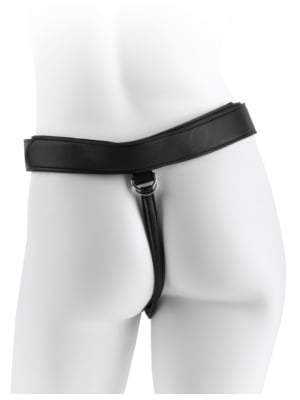 Γυναικείο King Cock Strap-On Harness 7'' Του Δέρματος