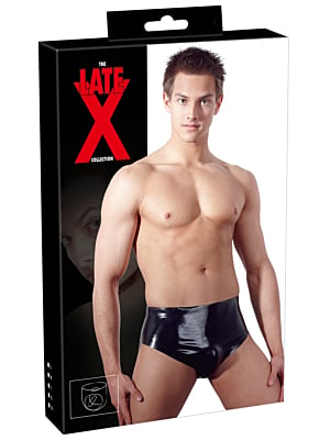 Men's Latex Briefs with Plug M