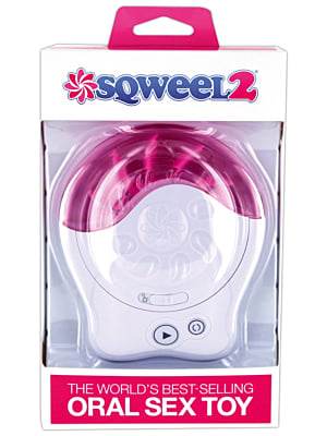 SQWEEL - 2 ORAL SEX TOY WHITE