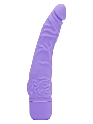 Get Real Classic Slim Vibrator 20.7cm Purple - ToyJoy