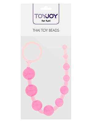 Πρωκτικές Μπίλιες Thai Toy Anal Beads (Ροζ) - Toy Joy