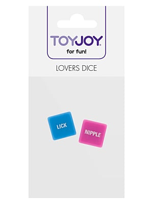 Ροζ Ερωτικά Ζάρια Lovers Dice από Toy Joy