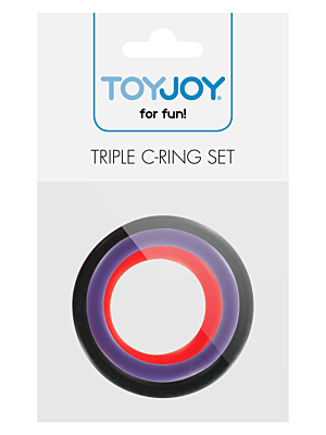 Δαχτυλίδια Πέους Triple Cock Ring Set - Toy Joy