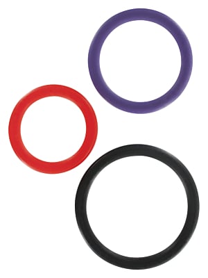 Δαχτυλίδια Πέους Triple Cock Ring Set - Toy Joy