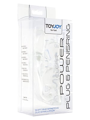 Πρωκτική Σφήνα Power Butt Plug με Δαχτυλίδι Πέους - Toy Joy